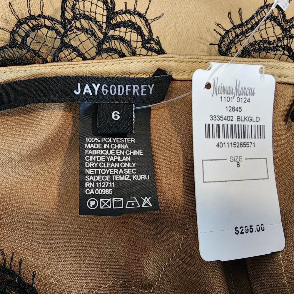 Jay Godfrey Jacobs Lace Trim Slip Dress New - Picture 8 of 8